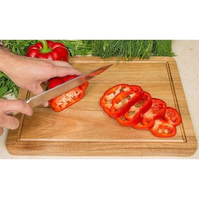 추가 큰 아카시아 오크 대나무 절단 보드