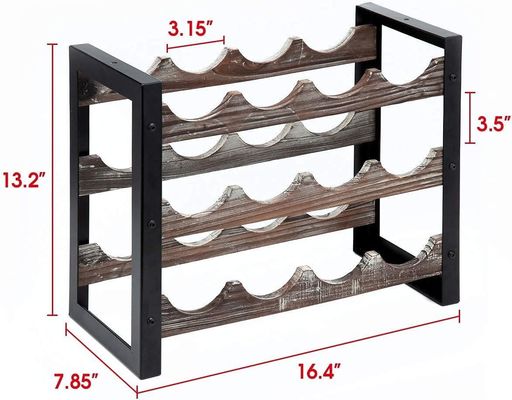 기능성 디자인 술 병용 다기능 목화 와인 랙 카운터 톱
