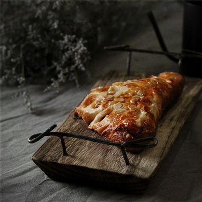 금속 손잡이가 있는 자연 목재 서비스 트레이 OEM ODM 허용