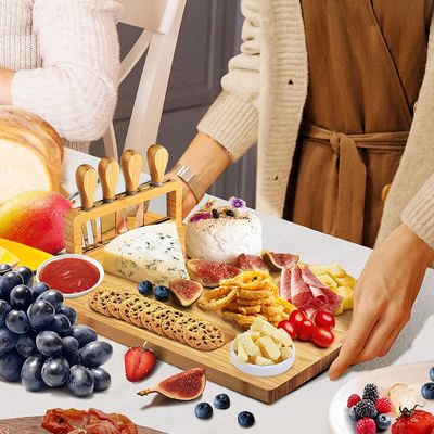 스테인레스 스틸 치즈 칼 바암푸스 치즈 보드 세트