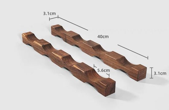 테이블 톱 와인 병 래크 공간 절약 조직을 위한 나무 와인 디스플레이 셸프