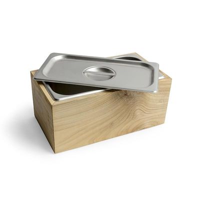 최신 목재 철강 책상 격리 된 콤포스트 칸 부엌 음식 폐기물 재활용