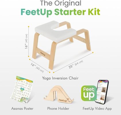 메일 포장 Y 목재 요가 헤드 스탠드 벤치 요가 운동의 핵심 강화