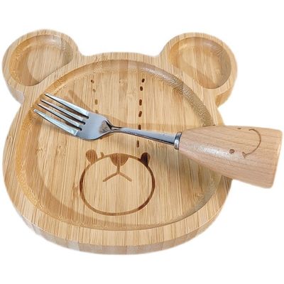 간단한 스타일 사용자 지정 로고 양치와?? 가 있는 배나무 베이비 플레이트 세트