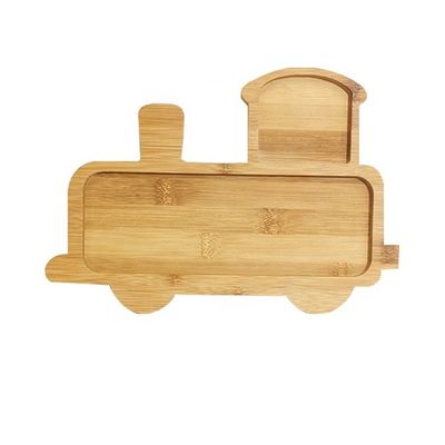 竹子 아기 접시 디저트 접시 어린이 식기 접시 만화 설비 세트