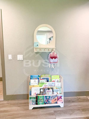 몬테소리 셸프 어린이 거울 어린이 입구 및 호텔 홈 욕실의 자기 관리