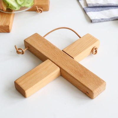 큰 식탁 인쇄용 불규칙한 비치 호박 나무 단열 매트 불태웠다