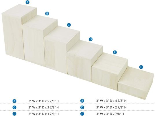 보석 및 액세서리의 목재 디스플레이 스탠드