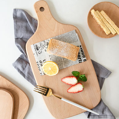 용납된 맞춤형 크기의 과일 및 포스팅을 위한 검은 아가씨 나무 빵판 40x23cm