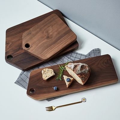 맞춤식 로고 수작업 북유럽 스타일 산 모양 검은 아두이산 빵 보드