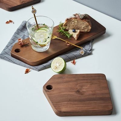 맞춤식 로고 수작업 북유럽 스타일 산 모양 검은 아두이산 빵 보드