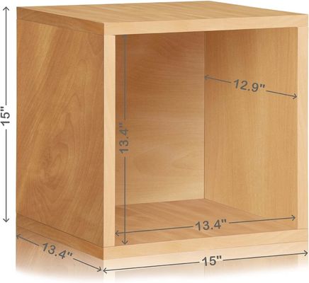 기본 낡은 비닐 레코드 저장 블록 큐브 조직 셸프 단층 공간 절약기