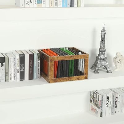 보관용 목재 기록 보관용 클래식 큐브 기록 조직기