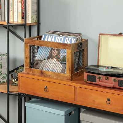 보관용 목재 기록 보관용 클래식 큐브 기록 조직기