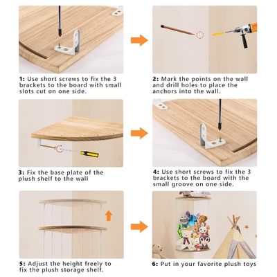 캐비닛 장난감 보관소 소아 놀이실 stuffed 동물 코너 조직자