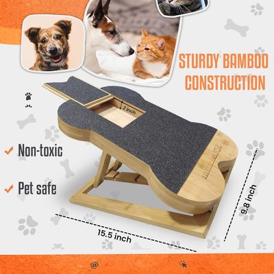 트리트 상자와 함께 개 손톱 스크래치 보드 손톱 발톱을 위한 뼈 모양 개 스크래치 패드 OEM