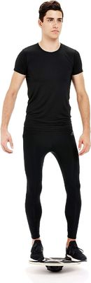 기본 나무 흔들림 운동 균형판 22.9 x 1.5 x 11.9cm 내부 가정 장식