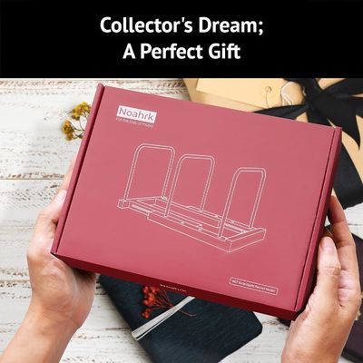 목재 확장 가능한 비닐 레코드 조직기 서있는 유형의 저장용 랙 스탠드 홀더