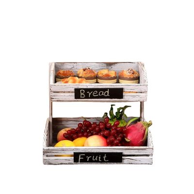 사용자 지정 로고 2 계층 농장 목조 바구니 부엌 식사실 및 게스트룸