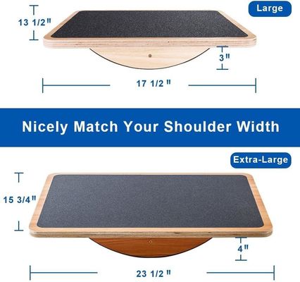 플라이우드 목재 균형판 록보드 일 에서 균형 과 근력 을 향상 시키십시오