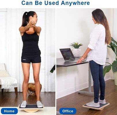 플라이우드 목재 균형판 록보드 일 에서 균형 과 근력 을 향상 시키십시오