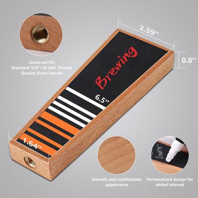 바와 레스토랑에 맞춤형 Chalkboard 맥주 탭 손잡이 로고 포함