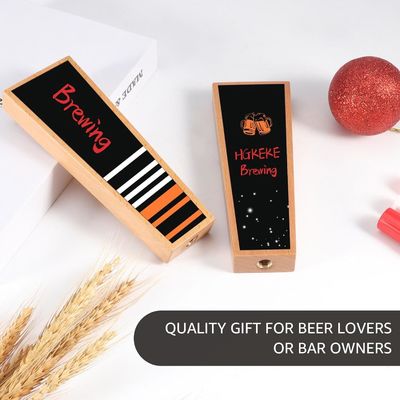 바와 레스토랑에 맞춤형 Chalkboard 맥주 탭 손잡이 로고 포함