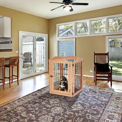 워크 트러 도어 높은 양과 접이식 디자인으로 지속 가능한 나무 개 문