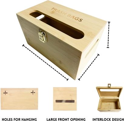 분류 접히지 않는 래크 쓰레기 봉지 배포장 벽에 장착된