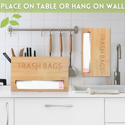 분류 접히지 않는 래크 쓰레기 봉지 배포장 벽에 장착된