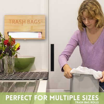 분류 접히지 않는 래크 쓰레기 봉지 배포장 벽에 장착된