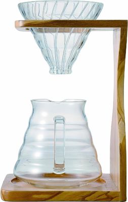 공간 절감 및 기능성 올리브 나무 커피 방울기