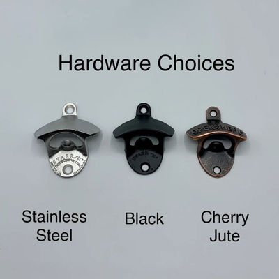 나무 곰 병 열기 벽 냉장고 마운트 선물용 개인화 된 인쇄