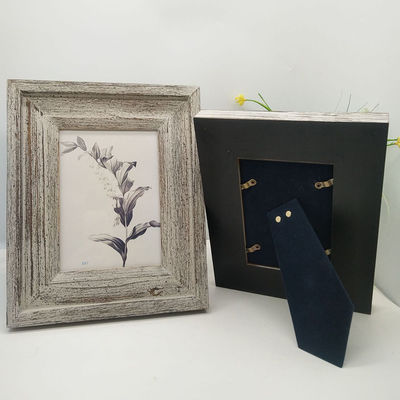 나무 그림 프레임 4" 6" 7" 맞춤형 시골 스타일 손 조각 평면 색상