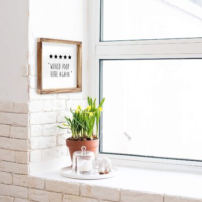 모든 게 잘 되길 바랍니다 12 "x12" 목조 욕실 벽 장식