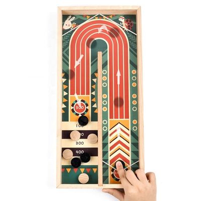 레이저 조각 인쇄 다채로운 빠른 스링 팩 게임 샷 장난감 교육용 놀이