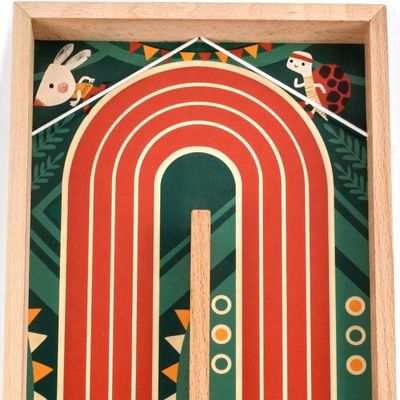 레이저 조각 인쇄 다채로운 빠른 스링 팩 게임 샷 장난감 교육용 놀이