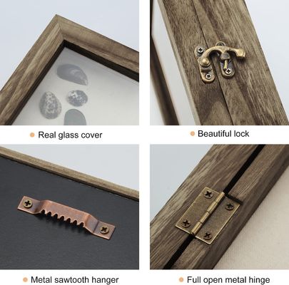 사진과 기억을 보존하기 위한 보호 그림자 상자 디스플레이 케이스 25.4x20.3x56