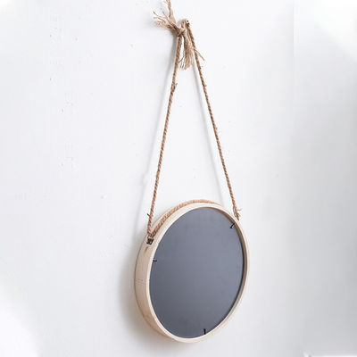30x30cm 맞춤 로고 허용 노르딕 스타일 집 장식용 둥근 매달린 거울