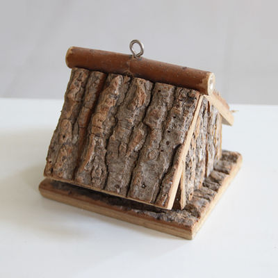 실크 스크린 으로 인쇄 된 목조 새집 수작업 과 환경 친화적