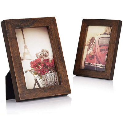 시골적인 가정 장식 나무 벽화 예술 표지판 사진 프레임과 태운 인쇄