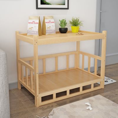 노르딕 스타일의 목조 개 침대는 액세서리와 함께 50x75cm 및 사용자 지정 로고가 허용됩니다