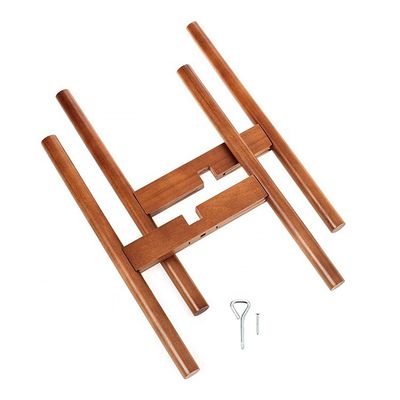 조정 가능한 너비 8-12" 중세 현대 Bambu Plant Stand for Indoor Outdoors