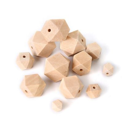 20mm 대량 둥근 나무 구슬 DIY 선물과 자연 색의 목걸이를위한 훌륭한
