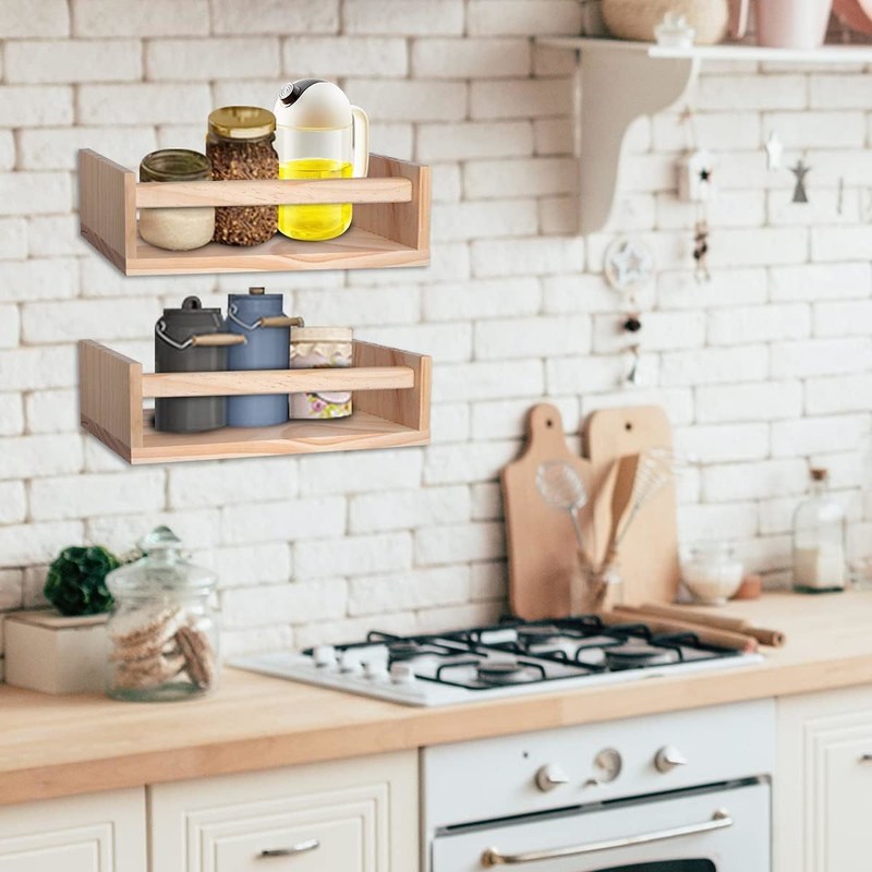 메일 포장 가정 장식 및 유치실 선반 2 천연 목재 부동 벽 책상