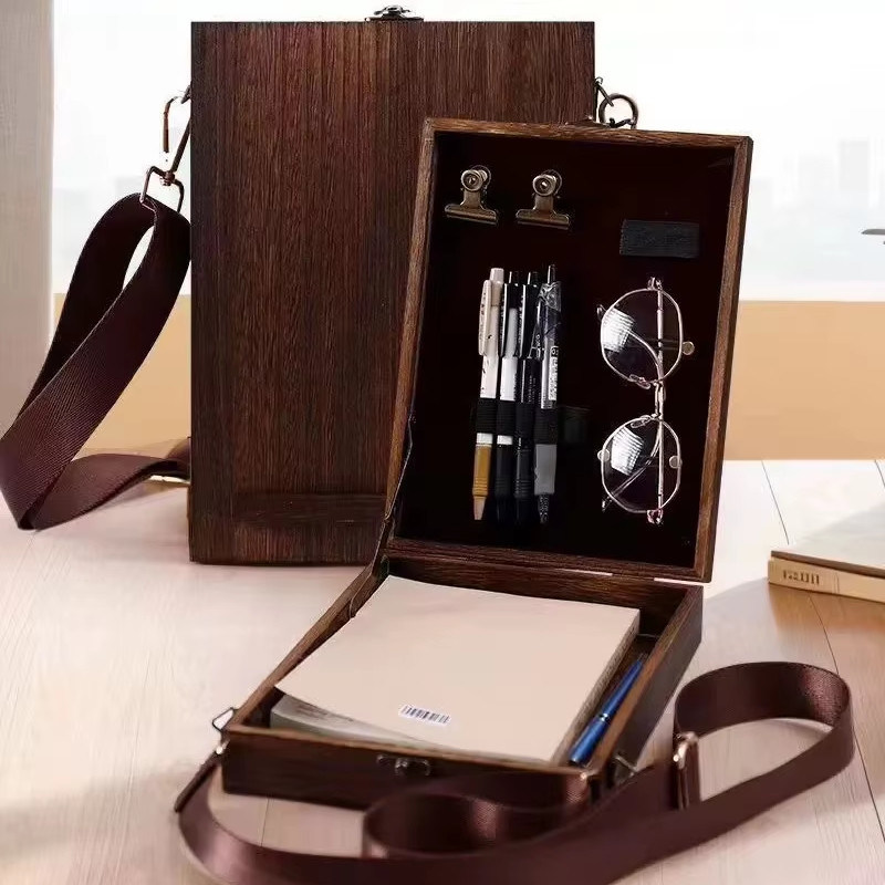 맞춤 주문 파울루니아 목재 다기능 페인팅 상자 저장 경쟁 가격