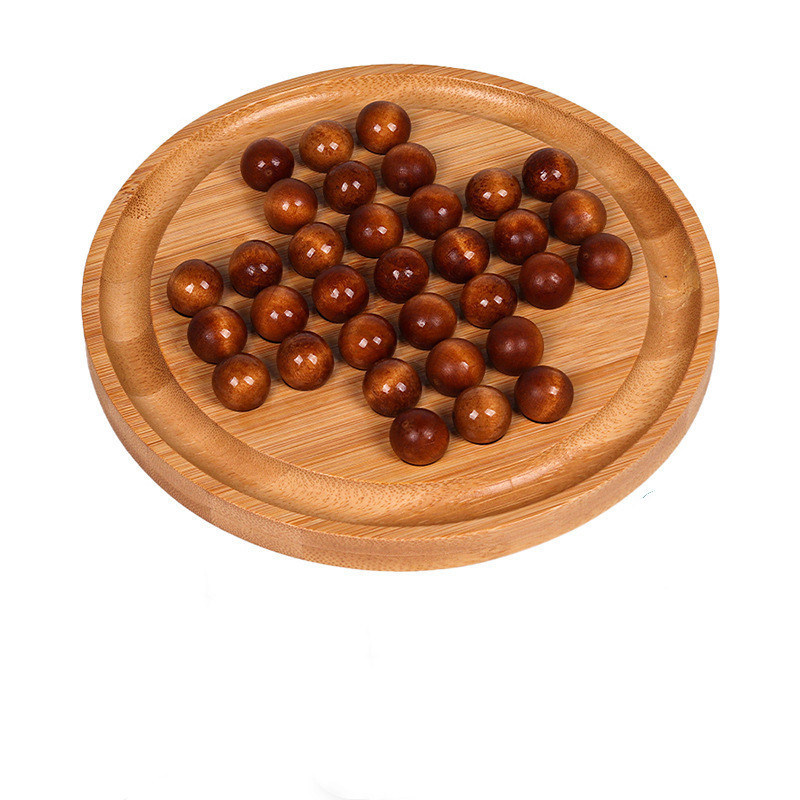 사용자 지정 로고 202407 대나무 단일 독립 체스 테이블 게임 성인 및 어린이