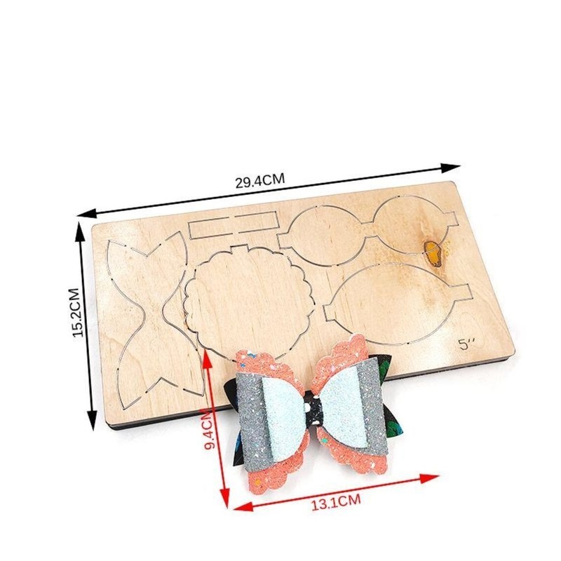 맞춤형 목재 수공예 Mold Bow 목재 절단 다이 자연 또는 사용자 지정 색상