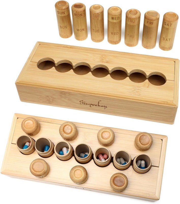 비타민 알약과 보충제를 위한 친환경 디자인 알약 케이스