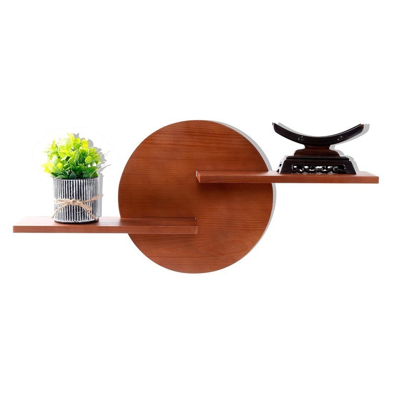 접지 않는 래크 둥근 장식 디스플레이 벽 장착 선반 매달린 선반 많은 양